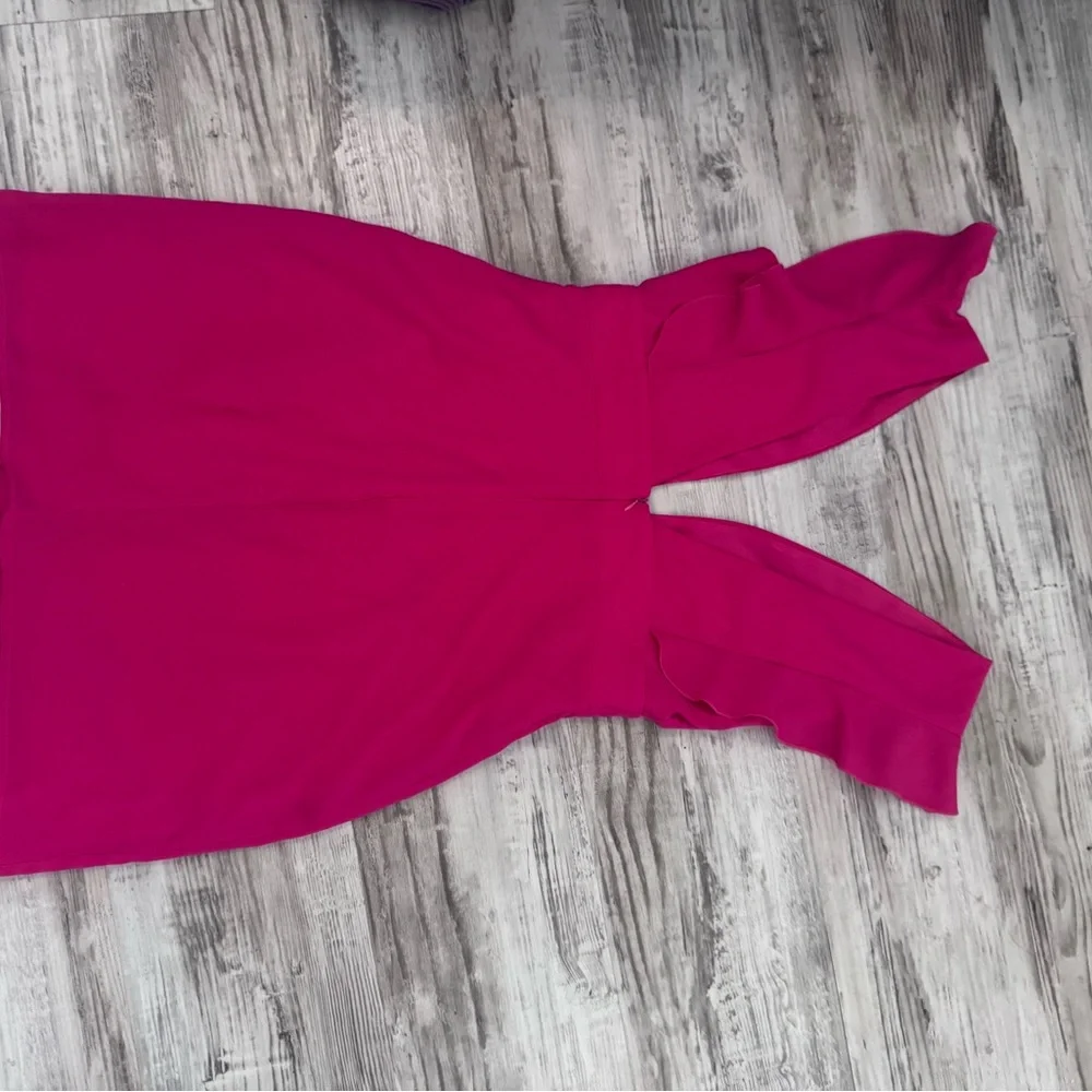 Superdown Fuchsia Ruffle Mini Dress - Picture 2 of 4
